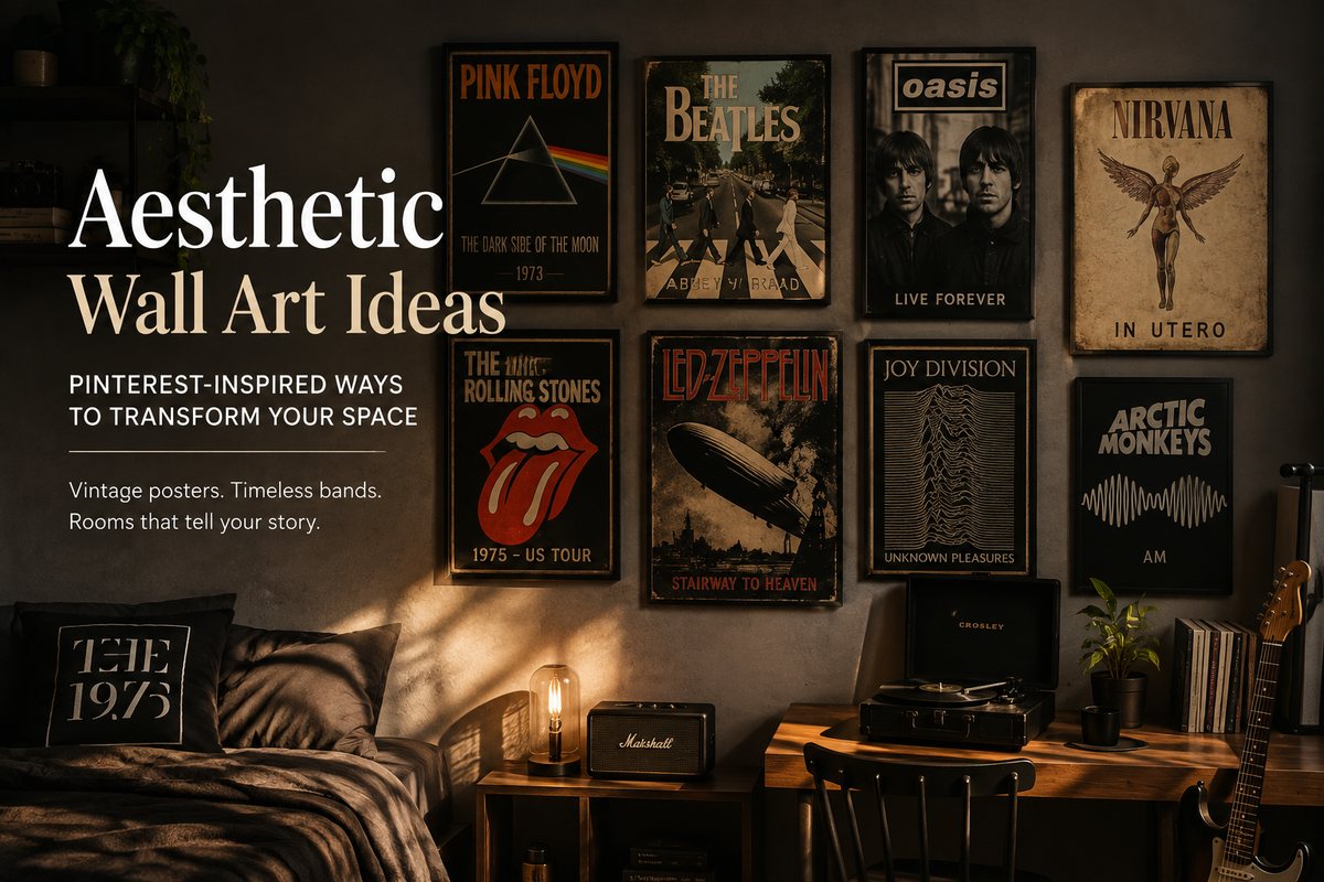 Aesthetic Wall Art Ideas: Pinterest-Inspired Ways to Transform Your Space