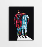 Ronaldo Messi Wall Poster – Football Legends Wall Art Lazywalls