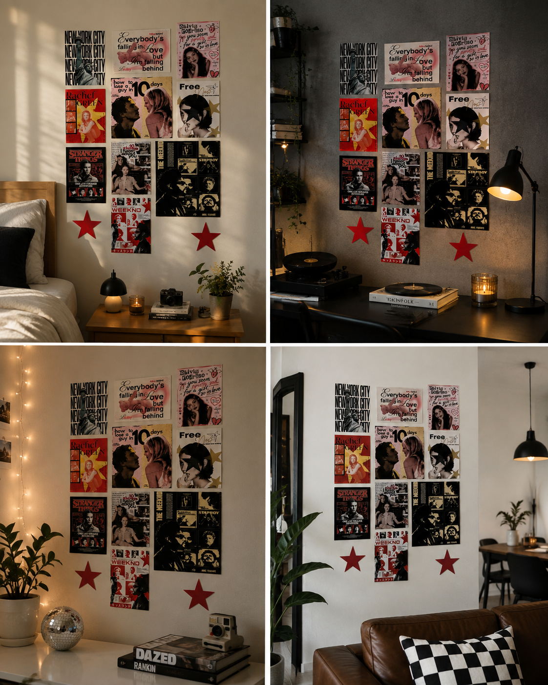 Pinterest-Inspired Aesthetic Wall Collage