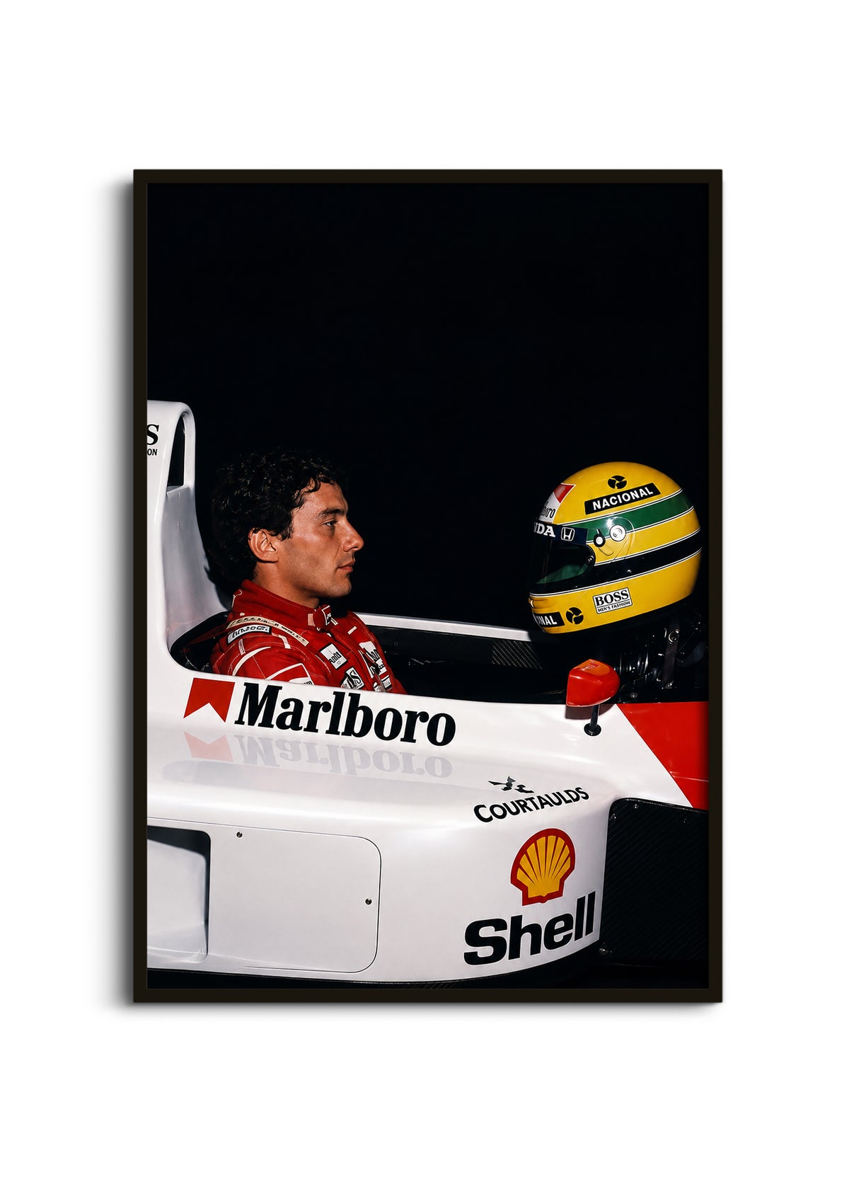 Ayrton Senna McLaren 1991 Wall Poster