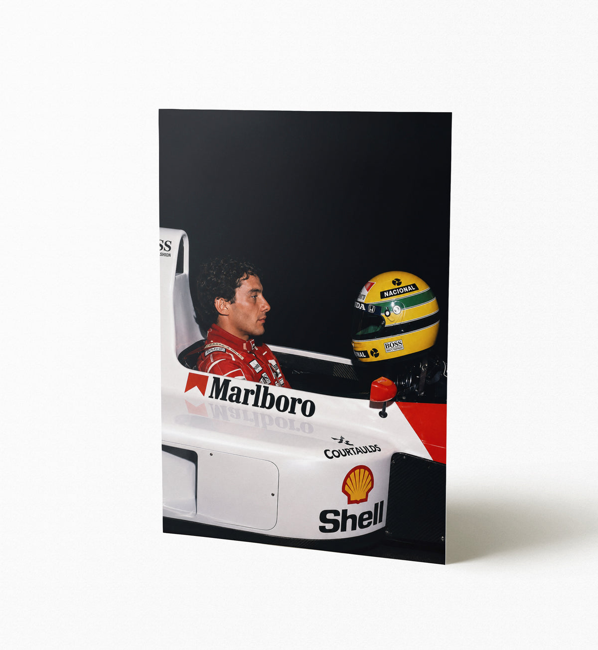 Ayrton Senna McLaren 1991 Wall Poster