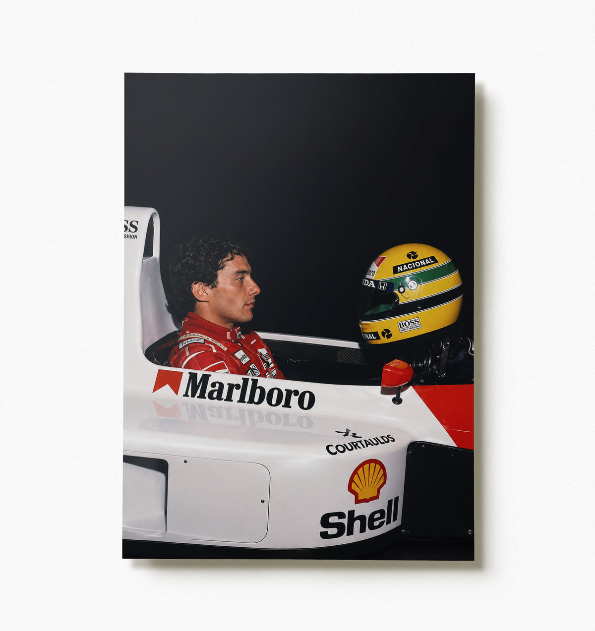 Ayrton Senna McLaren 1991 Wall Poster