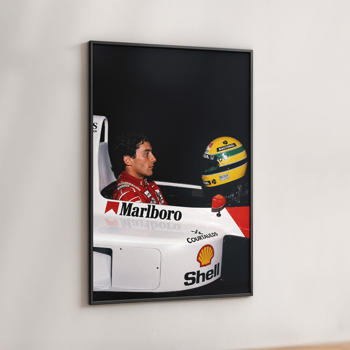 Ayrton Senna McLaren 1991 Wall Poster