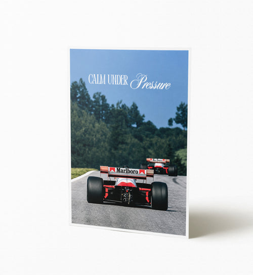 Calm Under Pressure McLaren F1 Poster