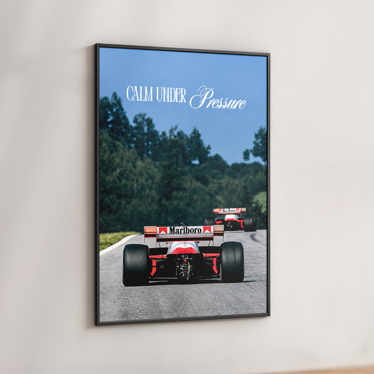 Calm Under Pressure McLaren F1 Poster