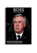 Carlo Ancelotti Boss Wall Art Lazywalls