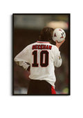 David Beckham Football Wall Art Lazywalls