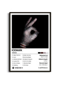 Drake ICEMAN Album Cover Wall Art Lazywalls