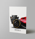 Ferrari F1-75 2022 Wall Poster
