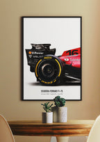 Ferrari F1-75 2022 Wall Poster