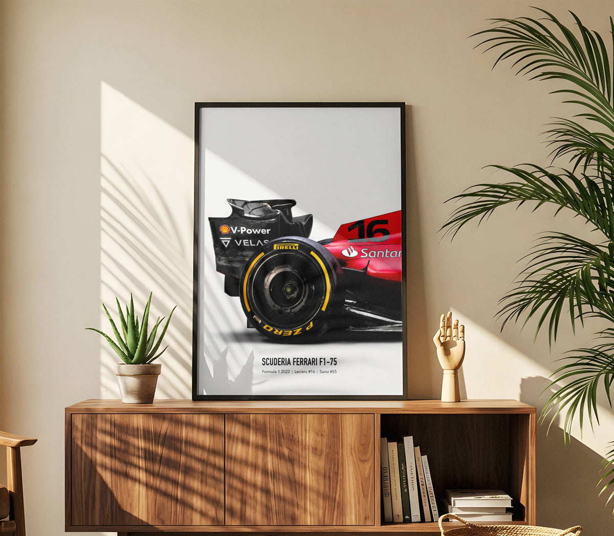 Ferrari F1-75 2022 Wall Poster