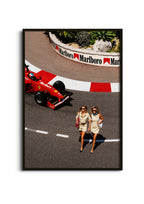 Ferrari F1 Monaco Poster