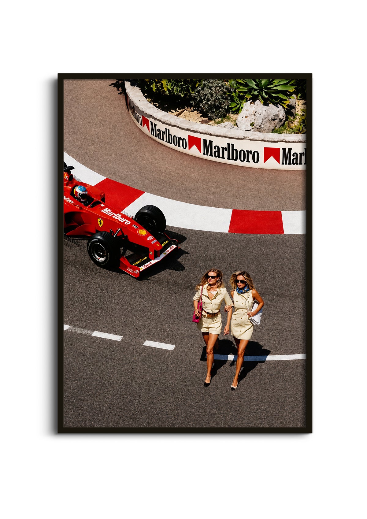 Ferrari F1 Monaco Poster