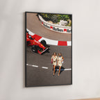 Ferrari F1 Monaco Poster
