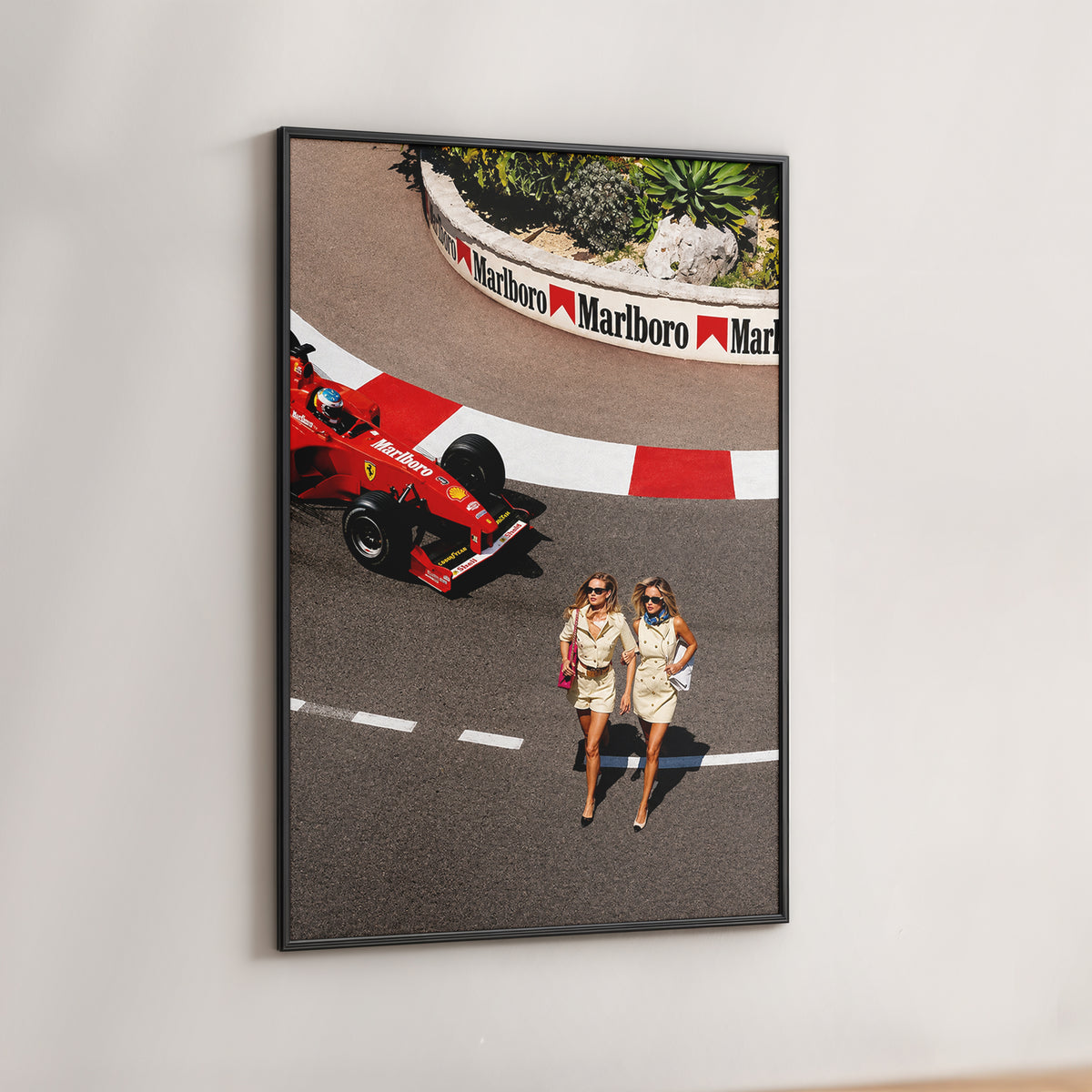 Ferrari F1 Monaco Poster