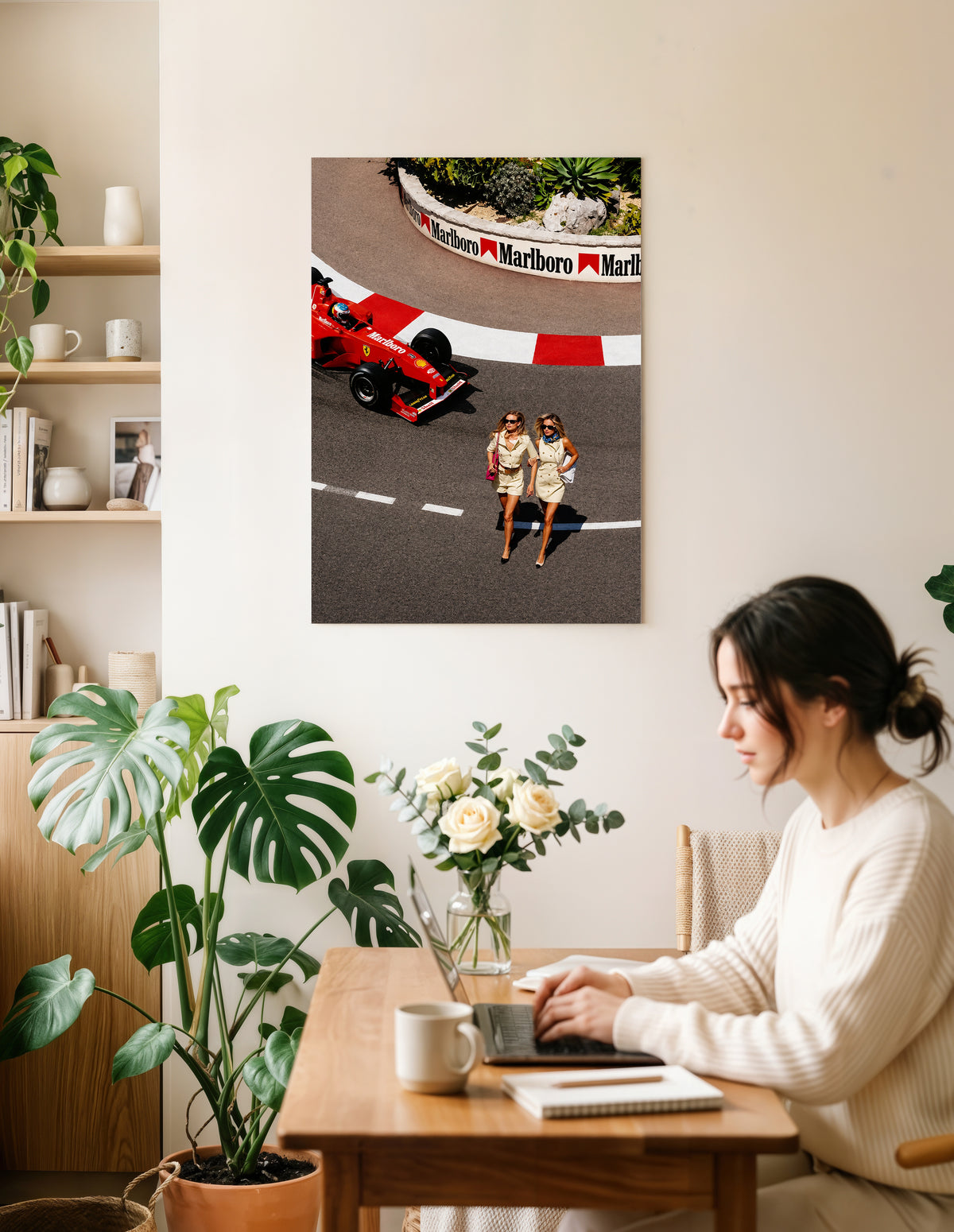Ferrari F1 Monaco Poster
