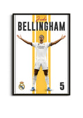 Jude Bellingham Wall Art & Football Wall Poster Lazywalls