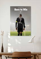 Kylian Mbappé Born To Win Wall Art Lazywalls