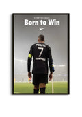Kylian Mbappe Born To Win Wall Art Lazywalls