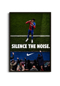 Michael Olise Silence The Noise Wall Art Lazywalls