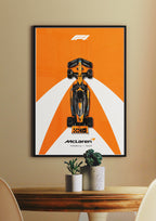 Oscar Piastri MCL38 2024 Poster