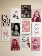Pink Music Aesthetic Wall Collage