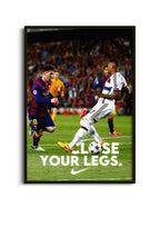 Lionel Messi Football Wall Art Lazywalls